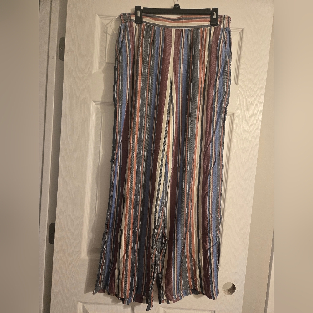 Angie Multicolor Striped Pants